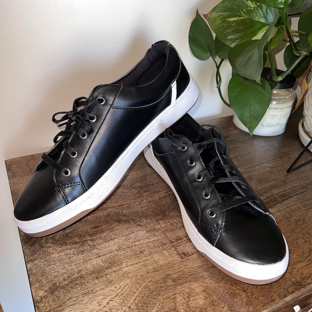 Sperry Top Spider Sneakers Women's Sz 12 Black Memory Foam Vegan Casual‎ Comfort